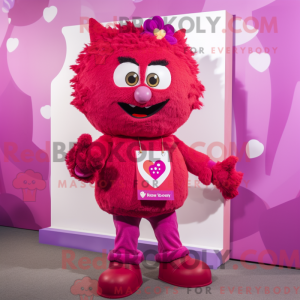 Magenta Love Letter mascot...