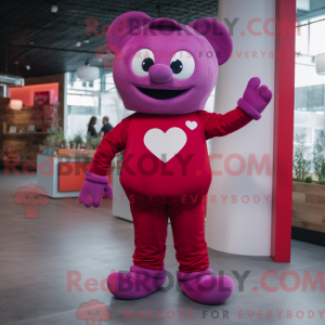 Magenta Love Letter maskot...