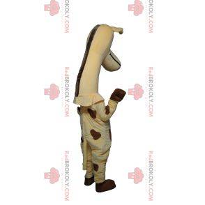 Very cute giraffe mascot with beautiful eyes