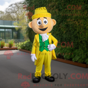 Gul irsk flagg maskot...