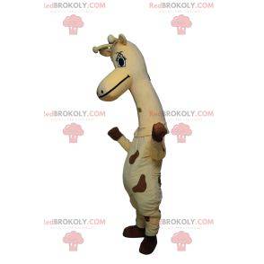 Very cute giraffe mascot with beautiful eyes