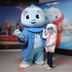 Disfraz de mascota Sky Blue...