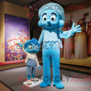 Disfraz de mascota Sky Blue...