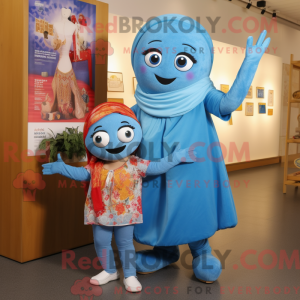 Disfraz de mascota Sky Blue...