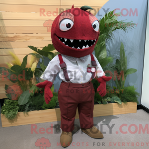 Maroon Piranha máscara de...