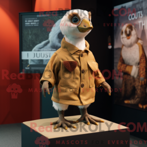 Rust Gosling maskot kostume...