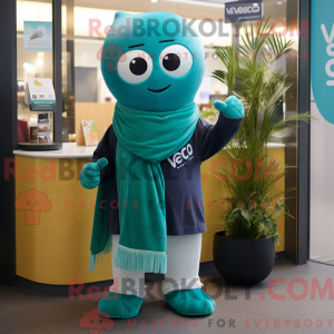 Postava maskota Teal Miso...