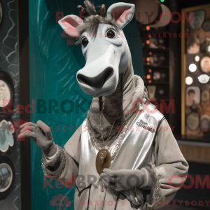 Solv Okapi-maskotdraktfigur...