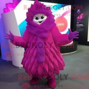 Máscara de gelo magenta com...