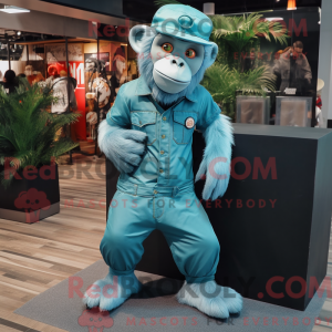 Cyan Capuchin Monkey...