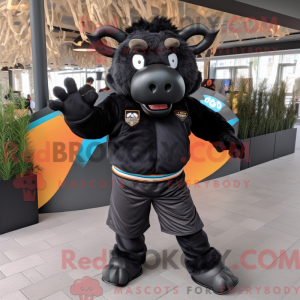 Black Buffalo maskot...