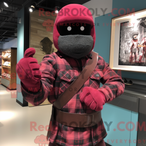 Maroon Gi Joe máscara de...