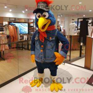 Máscara de frango Navy...