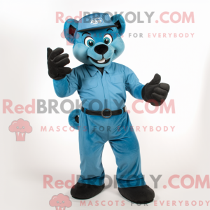 Cyan Panther máscara de...