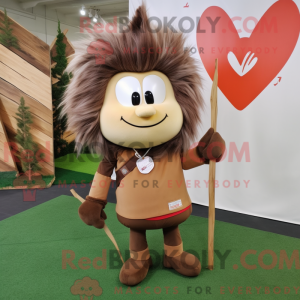 Personaggio mascotte Brown...