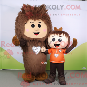 Maskotdraktfigura Brown...