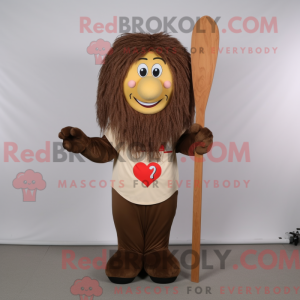 Maskotdraktfigura Brown...