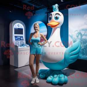 Figura de máscara de cisne...