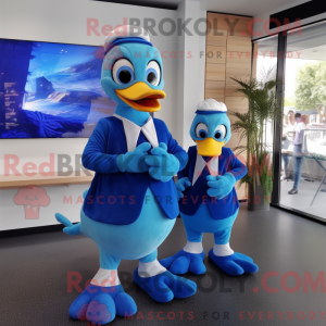 Maskottchenkostüm Blue...