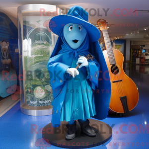 Blauwe Keltische harp...