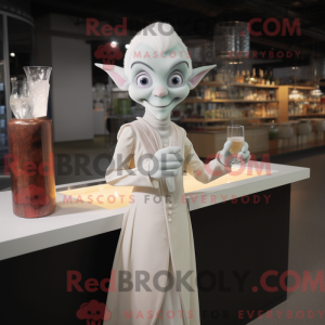 White Elf mascot costume...