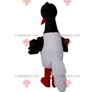 Mascotte cicogna con farfallino