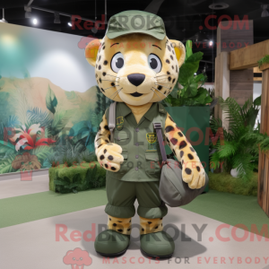Máscara de Olive Leopard...