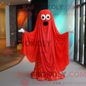 Red Ghost-maskotdraktfigur...