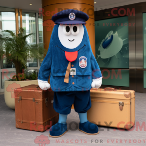 Personaggio mascotte Navy...