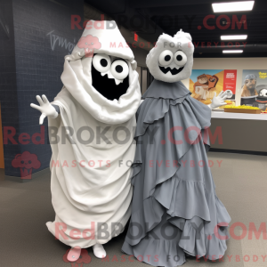 Gray Nachos mascot costume...