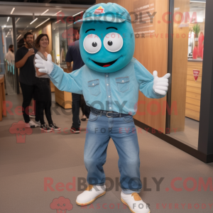 Disfraz de mascota Teal...