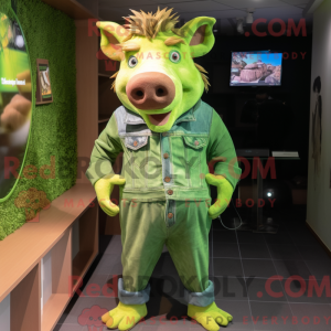 Lime Green Wild Boar...