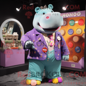 Nijlpaard mascottekostuum...