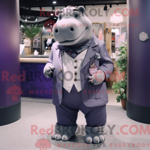 Nijlpaard mascottekostuum...