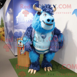 Figura de máscara de búfalo...