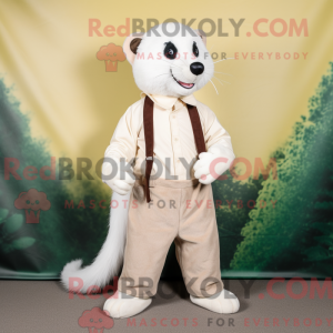 Creme ilder maskot kostume...