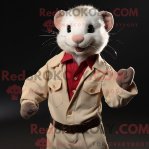 Crème fret mascottekostuum...
