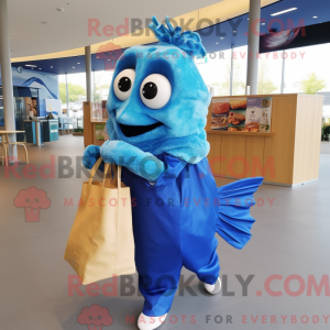 Blue Fish And Chips...