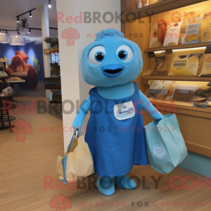 Postava maskota Blue Fish...