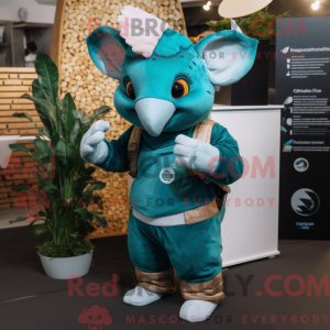 Costume mascotte de tatou...