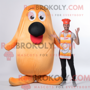 Perzik Hotdogs mascotte...