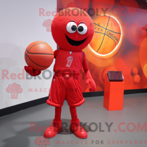 Red Basketball Ball...