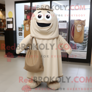 Beige biff mask...