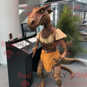 Brun Parasaurolophus...