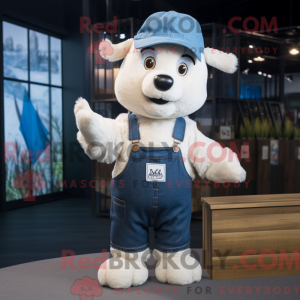 White Shepard S Pie maskot...