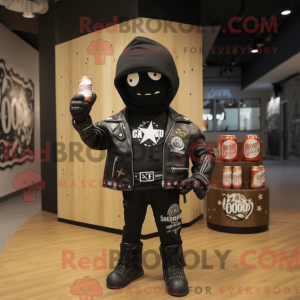 Black Soda Can maskot...