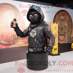 Black Soda Can maskot...