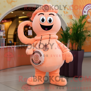 Costume de mascotte Peach...