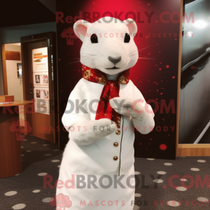 Hermelin maskot kostyme...