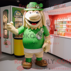 Tan Green Beer maskot...